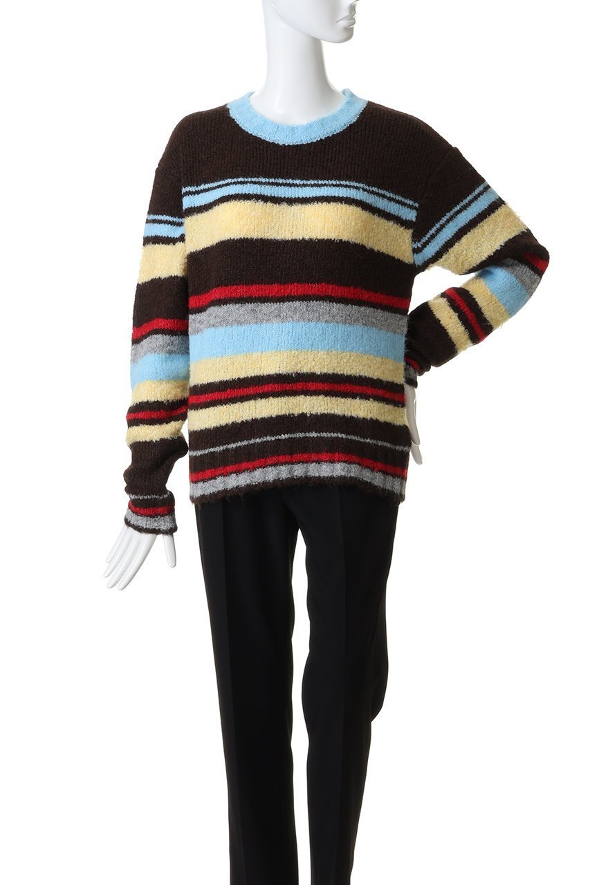 【メゾンスペシャル/MAISON SPECIAL】のMulti-border Knit Top/マルチボーダーニットトップ 人気、トレンドファッション・服の通販 founy(ファニー) ファッション Fashion レディースファッション Fashion for Women トップス・カットソー Cut & Sew Tops ニット Knit Tops & Sweaters カジュアルプルオーバー・ニットトップス Pullovers & Knit Tops / Casual Pullovers カラフル Colorful Design デニム Denim, Jeans Material トレンド Trend, Trending Now ボーダー Border, Stripe 今季 This Season, Current Season 新作・新入荷 New Arrivals / New In A/W・秋冬 Autumn/Winter other-2|ID: prp329100004775439 ipo3291000000034615533