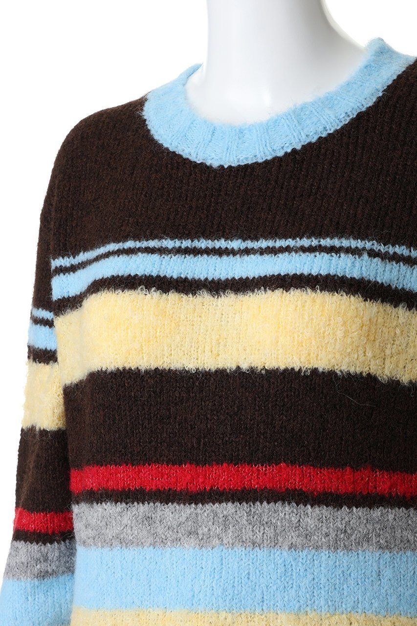 【メゾンスペシャル/MAISON SPECIAL】のMulti-border Knit Top/マルチボーダーニットトップ 人気、トレンドファッション・服の通販 founy(ファニー) ファッション Fashion レディースファッション Fashion for Women トップス・カットソー Cut & Sew Tops ニット Knit Tops & Sweaters カジュアルプルオーバー・ニットトップス Pullovers & Knit Tops / Casual Pullovers カラフル Colorful Design デニム Denim, Jeans Material トレンド Trend, Trending Now ボーダー Border, Stripe 今季 This Season, Current Season 新作・新入荷 New Arrivals / New In A/W・秋冬 Autumn/Winter other-5|ID: prp329100004775439 ipo3291000000034615536