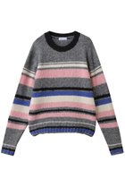 【メゾンスペシャル/MAISON SPECIAL】のMulti-border Knit Top/マルチボーダーニットトップ GRY(グレー)|ID: prp329100004775439 ipo3291000000034639420