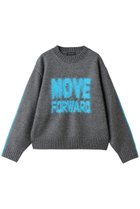【メゾンスペシャル/MAISON SPECIAL】のMOVE FORWARD logo knit/MOVE FORWARDロゴニット 人気、トレンドファッション・服の通販 founy(ファニー) ファッション Fashion レディースファッション Fashion for Women トップス・カットソー Cut & Sew Tops ニット Knit Tops & Sweaters カジュアルプルオーバー・ニットトップス Pullovers & Knit Tops / Casual Pullovers おすすめ Recommended / Our Picks スポーティ Sporty, Casual Athletic スリーブ Sleeve, Long Sleeve / Short Sleeve デニム Denim, Jeans Material 新作・新入荷 New Arrivals / New In A/W・秋冬 Autumn/Winter thumbnail GRY(グレー)|ID: prp329100004775440 ipo3291000000034615538
