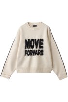 【メゾンスペシャル/MAISON SPECIAL】のMOVE FORWARD logo knit/MOVE FORWARDロゴニット 人気、トレンドファッション・服の通販 founy(ファニー) ファッション Fashion レディースファッション Fashion for Women トップス・カットソー Cut & Sew Tops ニット Knit Tops & Sweaters カジュアルプルオーバー・ニットトップス Pullovers & Knit Tops / Casual Pullovers おすすめ Recommended / Our Picks スポーティ Sporty, Casual Athletic スリーブ Sleeve, Long Sleeve / Short Sleeve デニム Denim, Jeans Material 新作・新入荷 New Arrivals / New In A/W・秋冬 Autumn/Winter thumbnail IVR(アイボリー)|ID: prp329100004775440 ipo3291000000034615540