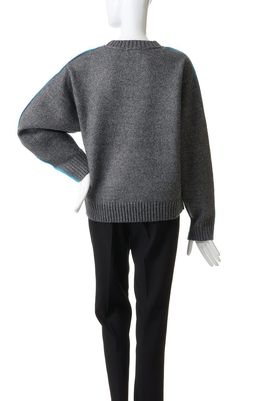 【メゾンスペシャル/MAISON SPECIAL】のMOVE FORWARD logo knit/MOVE FORWARDロゴニット 人気、トレンドファッション・服の通販 founy(ファニー) ファッション Fashion レディースファッション Fashion for Women トップス・カットソー Cut & Sew Tops ニット Knit Tops & Sweaters カジュアルプルオーバー・ニットトップス Pullovers & Knit Tops / Casual Pullovers おすすめ Recommended / Our Picks スポーティ Sporty, Casual Athletic スリーブ Sleeve, Long Sleeve / Short Sleeve デニム Denim, Jeans Material 新作・新入荷 New Arrivals / New In A/W・秋冬 Autumn/Winter other-4|ID: prp329100004775440 ipo3291000000034615543