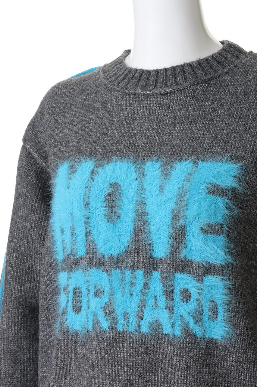 【メゾンスペシャル/MAISON SPECIAL】のMOVE FORWARD logo knit/MOVE FORWARDロゴニット 人気、トレンドファッション・服の通販 founy(ファニー) ファッション Fashion レディースファッション Fashion for Women トップス・カットソー Cut & Sew Tops ニット Knit Tops & Sweaters カジュアルプルオーバー・ニットトップス Pullovers & Knit Tops / Casual Pullovers おすすめ Recommended / Our Picks スポーティ Sporty, Casual Athletic スリーブ Sleeve, Long Sleeve / Short Sleeve デニム Denim, Jeans Material 新作・新入荷 New Arrivals / New In A/W・秋冬 Autumn/Winter other-5|ID: prp329100004775440 ipo3291000000034615544