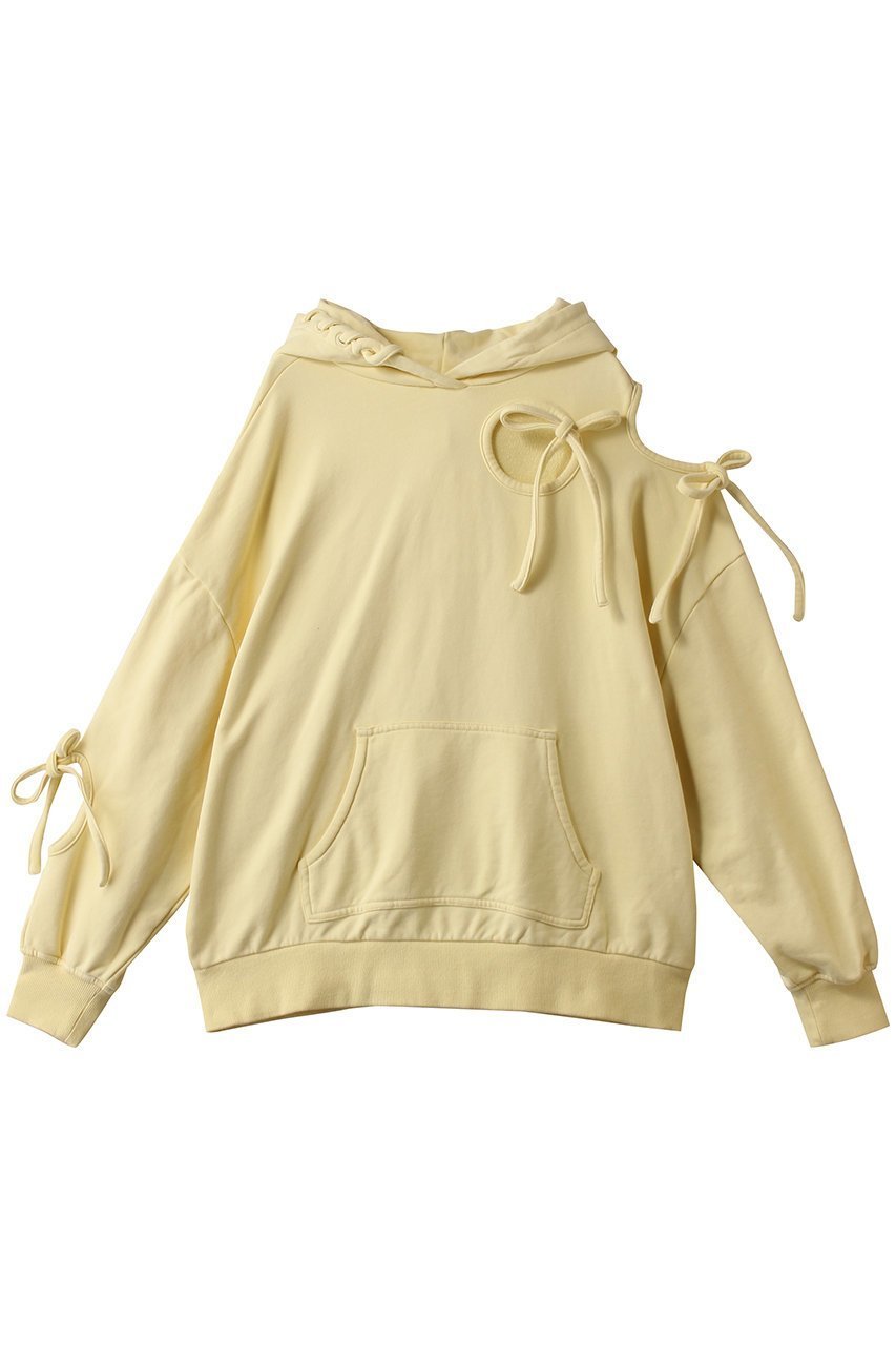 【メゾンスペシャル/MAISON SPECIAL】のHaulover Hoodie/ホールオーバーフーディ インテリア・キッズ・メンズ・レディースファッション・服の通販 founy(ファニー) 　ファッション　Fashion　レディースファッション　Fashion for Women　トップス・カットソー　Cut & Sew Tops　シャツ・ブラウス・オフィスカジュアル　Elegant Blouses & Button-Ups　レディースパーカー・カジュアルフーディー　Casual Hoodies & Sweatshirts　ロングTシャツ・Tシャツ　Longline T-Shirts & Tees　スウェット・クルーネックトップス　Sweatshirts & Crewnecks / Relaxed Fit Sweat Tops　カットソー・ベーシックTシャツ　Cut-and-Sewn Tops / Stretch Tees & Basics　キャミソール　Camisole, Spaghetti Strap Top　タートルネック　Turtleneck, High Neck　リボン　Ribbon, Bow　エレガント 上品　Elegant　YEL(イエロー)|ID: prp329100004775441 ipo3291000000034639427