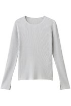 【アルアバイル/allureville】の【Loulou Willoughby】LAME RIB プルオーバー シルバー|ID:prp329100004775443