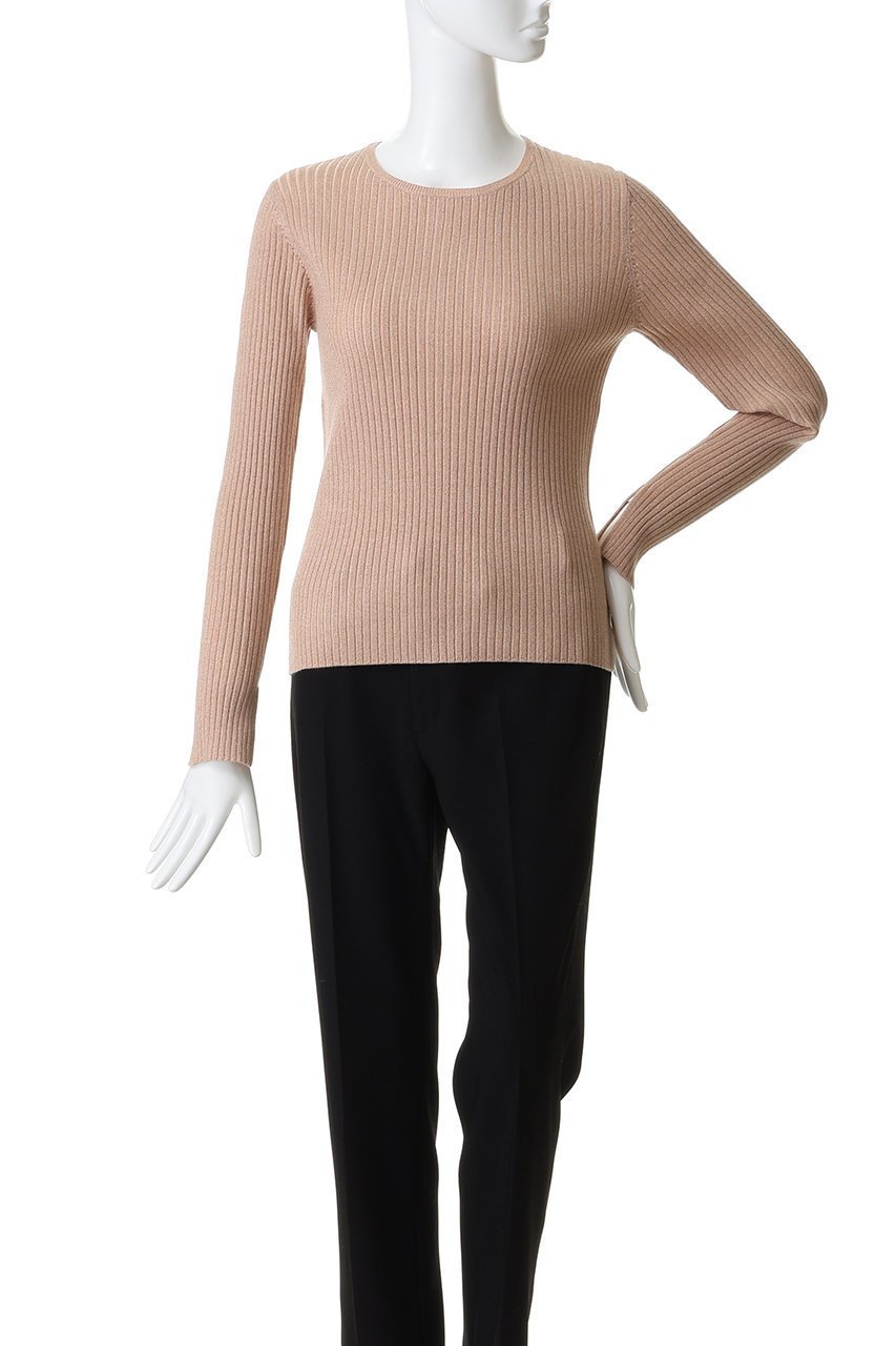 【アルアバイル/allureville】の【Loulou Willoughby】LAME RIB プルオーバー 人気、トレンドファッション・服の通販 founy(ファニー) 　ファッション　Fashion　レディースファッション　Fashion for Women　トップス・カットソー　Cut & Sew Tops　ニット　Knit Tops & Sweaters　カジュアルプルオーバー・ニットトップス　Pullovers & Knit Tops / Casual Pullovers　インナー　Innerwear　キャミワンピース　Cami Dress, Slip Dress　コンパクト　Compact, Small Size　ジャケット　Jacket, Outerwear　スリット　Slit, Slit Detail　フィット　Fit, Slim Fit　ベスト　Vest, Waistcoat　エレガント 上品　Elegant　新作・新入荷　New Arrivals / New In　other-2|ID: prp329100004775443 ipo3291000000034615567