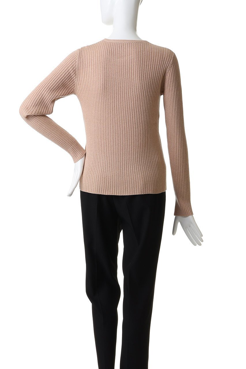 【アルアバイル/allureville】の【Loulou Willoughby】LAME RIB プルオーバー 人気、トレンドファッション・服の通販 founy(ファニー) 　ファッション　Fashion　レディースファッション　Fashion for Women　トップス・カットソー　Cut & Sew Tops　ニット　Knit Tops & Sweaters　カジュアルプルオーバー・ニットトップス　Pullovers & Knit Tops / Casual Pullovers　インナー　Innerwear　キャミワンピース　Cami Dress, Slip Dress　コンパクト　Compact, Small Size　ジャケット　Jacket, Outerwear　スリット　Slit, Slit Detail　フィット　Fit, Slim Fit　ベスト　Vest, Waistcoat　エレガント 上品　Elegant　新作・新入荷　New Arrivals / New In　other-4|ID: prp329100004775443 ipo3291000000034615569