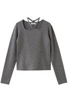 【ジェイドット/j.】のリュクスメリノ 2WAYビジューネックセーター 人気、トレンドファッション・服の通販 founy(ファニー) ファッション Fashion レディースファッション Fashion for Women トップス・カットソー Cut & Sew Tops ニット Knit Tops & Sweaters カジュアルプルオーバー・ニットトップス Pullovers & Knit Tops / Casual Pullovers シンプル Simple, Minimal スクエア Square, Square Shape ストーン Stone, Gem-Like セーター Sweater, Knitwear デコルテ Décolleté, Neckline ビジュー Bijou, Jewel-like Accent フィット Fit, Slim Fit ボトム Bottoms, Lower Wear ラップ Wrap, Wrap Design 新作・新入荷 New Arrivals / New In |ID:prp329100004775449