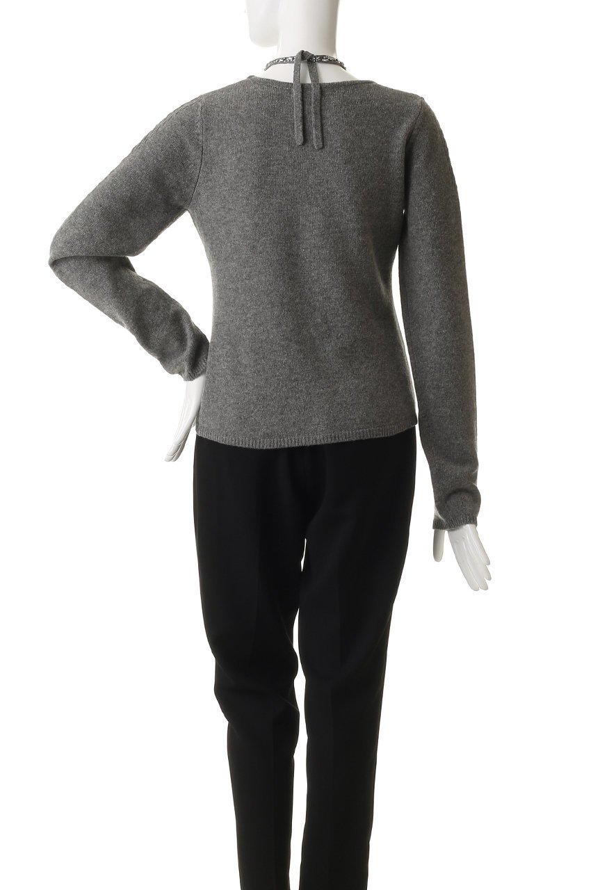 【ジェイドット/j.】のリュクスメリノ 2WAYビジューネックセーター 人気、トレンドファッション・服の通販 founy(ファニー) 　ファッション　Fashion　レディースファッション　Fashion for Women　トップス・カットソー　Cut & Sew Tops　ニット　Knit Tops & Sweaters　カジュアルプルオーバー・ニットトップス　Pullovers & Knit Tops / Casual Pullovers　シンプル　Simple, Minimal　スクエア　Square, Square Shape　ストーン　Stone, Gem-Like　セーター　Sweater, Knitwear　デコルテ　Décolleté, Neckline　ビジュー　Bijou, Jewel-like Accent　フィット　Fit, Slim Fit　ボトム　Bottoms, Lower Wear　ラップ　Wrap, Wrap Design　新作・新入荷　New Arrivals / New In　other-4|ID: prp329100004775449 ipo3291000000034615614