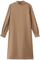 【ジェイドット/j.】のウールギャバ ハイネックワンピース ベージュ|ID: prp329100004775450 ipo3291000000034615619