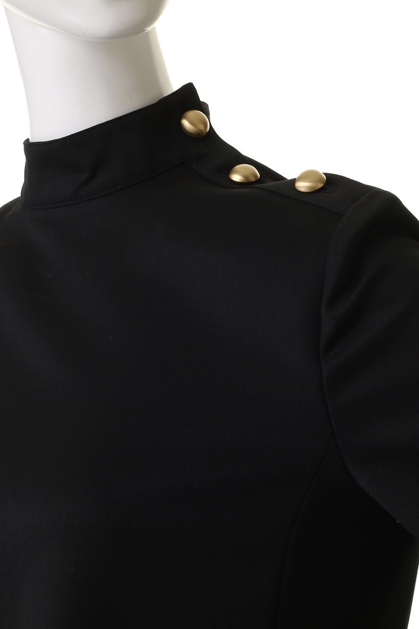 【ジェイドット/j.】のウールギャバ ハイネックワンピース 人気、トレンドファッション・服の通販 founy(ファニー) 　ファッション　Fashion　レディースファッション　Fashion for Women　ワンピース　Dresses　チュニック　Tunic Tops & Dresses　カフス　Cuff Design　ショルダー　Shoulder, Shoulder Strap　ジュエリー　Jewelry, Accessories　チュニック　Tunic, Long Top　ハイネック　High Neck, Mock Neck　ロング　Long, Long-Length　エレガント 上品　Elegant　新作・新入荷　New Arrivals / New In　other-5|ID: prp329100004775450 ipo3291000000034615623