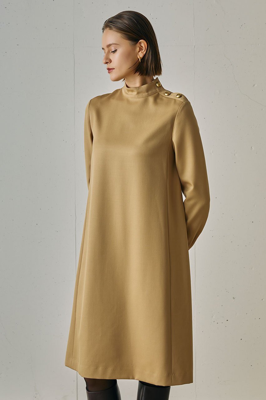 【ジェイドット/j.】のウールギャバ ハイネックワンピース 人気、トレンドファッション・服の通販 founy(ファニー) ファッション Fashion レディースファッション Fashion for Women ワンピース Dresses チュニック Tunic Tops & Dresses カフス Cuff Design ショルダー Shoulder, Shoulder Strap ジュエリー Jewelry, Accessories チュニック Tunic, Long Top ハイネック High Neck, Mock Neck ロング Long, Long-Length エレガント 上品 Elegant 再入荷 Restock / Back in Stock other-6|ID: prp329100004775450 ipo3291000000034674061