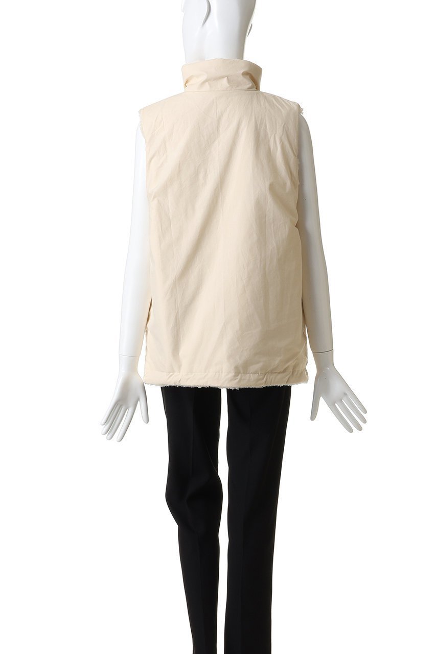 【プリスティン/PRISTINE】のタイプライターリバーシブルベスト 人気、トレンドファッション・服の通販 founy(ファニー) 　ファッション　Fashion　レディースファッション　Fashion for Women　アウター　Coat / Outerwear Collection　レディースジャケット・軽アウター　Jackets　コンビ　Combo, Combination Style　ジャケット　Jacket, Outerwear　タイプライター　Typewriter Fabric, Crisp Cotton　フェイクファー　Faux Fur, Imitation Fur　ベスト　Vest, Waistcoat　新作・新入荷　New Arrivals / New In　other-4|ID: prp329100004775452 ipo3291000000034615728