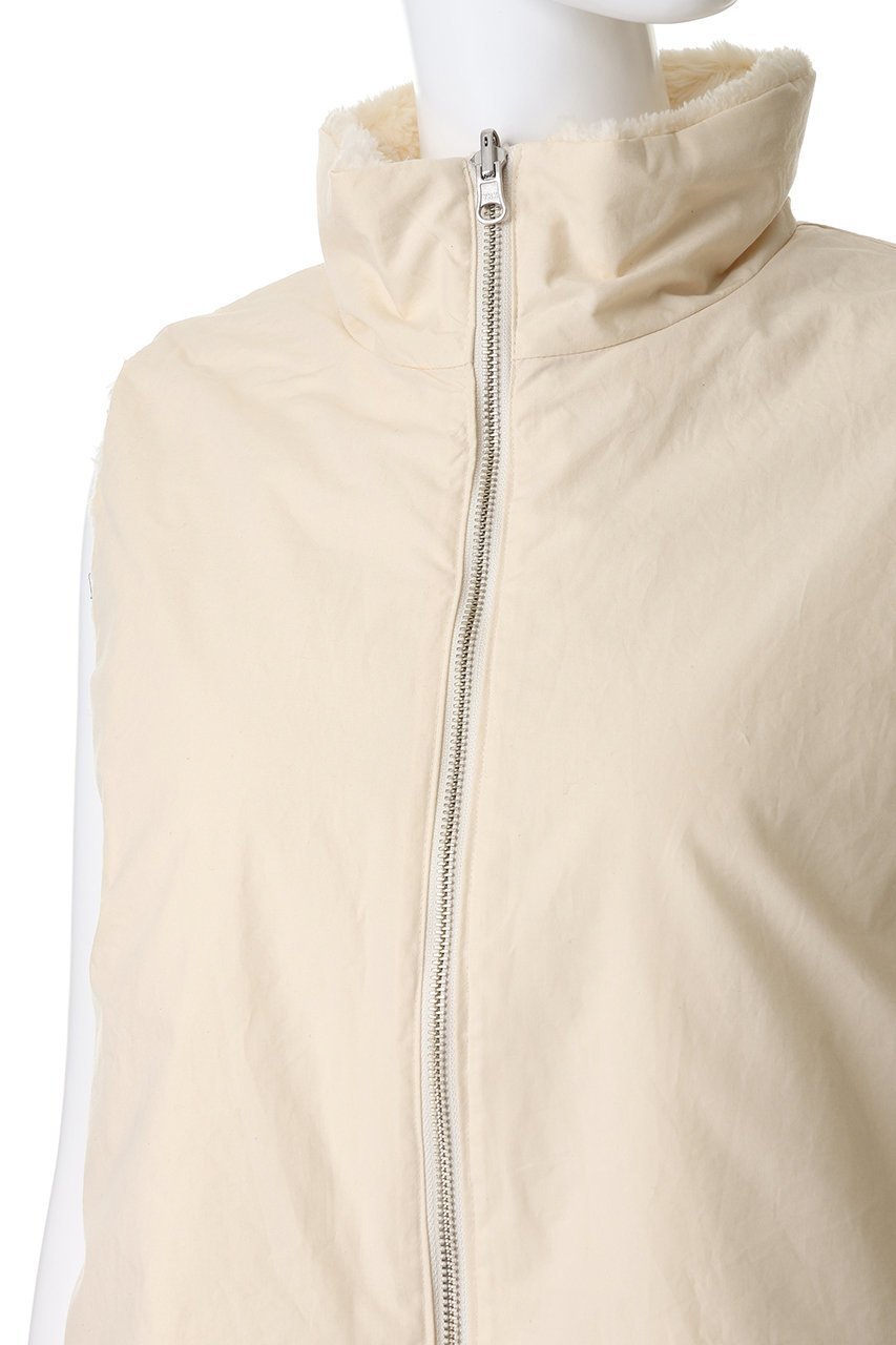 【プリスティン/PRISTINE】のタイプライターリバーシブルベスト 人気、トレンドファッション・服の通販 founy(ファニー) 　ファッション　Fashion　レディースファッション　Fashion for Women　アウター　Coat / Outerwear Collection　レディースジャケット・軽アウター　Jackets　コンビ　Combo, Combination Style　ジャケット　Jacket, Outerwear　タイプライター　Typewriter Fabric, Crisp Cotton　フェイクファー　Faux Fur, Imitation Fur　ベスト　Vest, Waistcoat　新作・新入荷　New Arrivals / New In　other-5|ID: prp329100004775452 ipo3291000000034615729