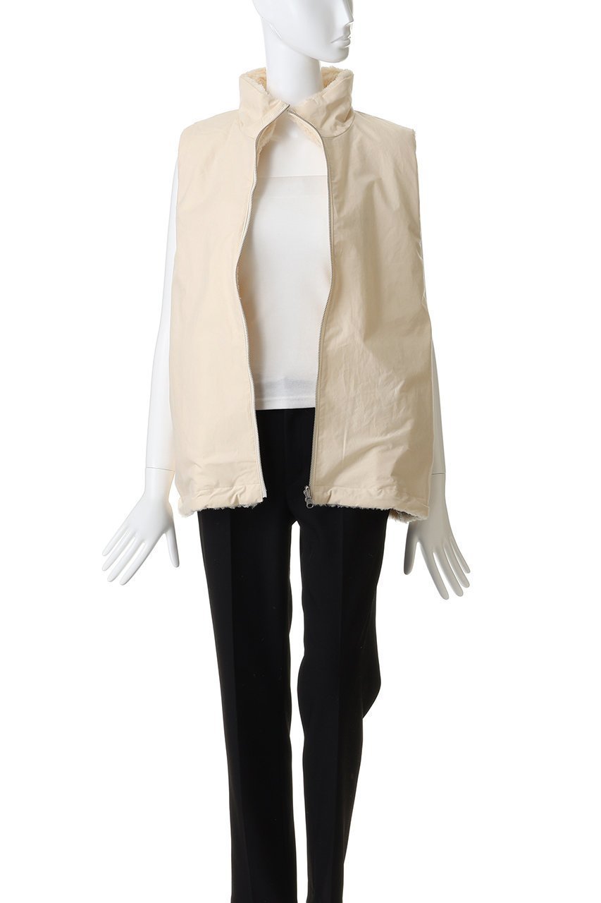 【プリスティン/PRISTINE】のタイプライターリバーシブルベスト 人気、トレンドファッション・服の通販 founy(ファニー) 　ファッション　Fashion　レディースファッション　Fashion for Women　アウター　Coat / Outerwear Collection　レディースジャケット・軽アウター　Jackets　コンビ　Combo, Combination Style　ジャケット　Jacket, Outerwear　タイプライター　Typewriter Fabric, Crisp Cotton　フェイクファー　Faux Fur, Imitation Fur　ベスト　Vest, Waistcoat　新作・新入荷　New Arrivals / New In　other-7|ID: prp329100004775452 ipo3291000000034615731