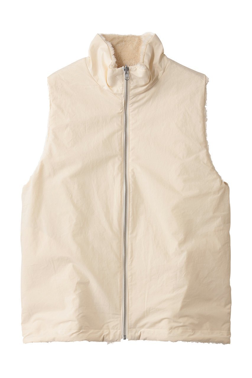 【プリスティン/PRISTINE】のタイプライターリバーシブルベスト 人気、トレンドファッション・服の通販 founy(ファニー) 　ファッション　Fashion　レディースファッション　Fashion for Women　アウター　Coat / Outerwear Collection　レディースジャケット・軽アウター　Jackets　コンビ　Combo, Combination Style　ジャケット　Jacket, Outerwear　タイプライター　Typewriter Fabric, Crisp Cotton　フェイクファー　Faux Fur, Imitation Fur　ベスト　Vest, Waistcoat　 other-1|ID: prp329100004775452 ipo3291000000035715476