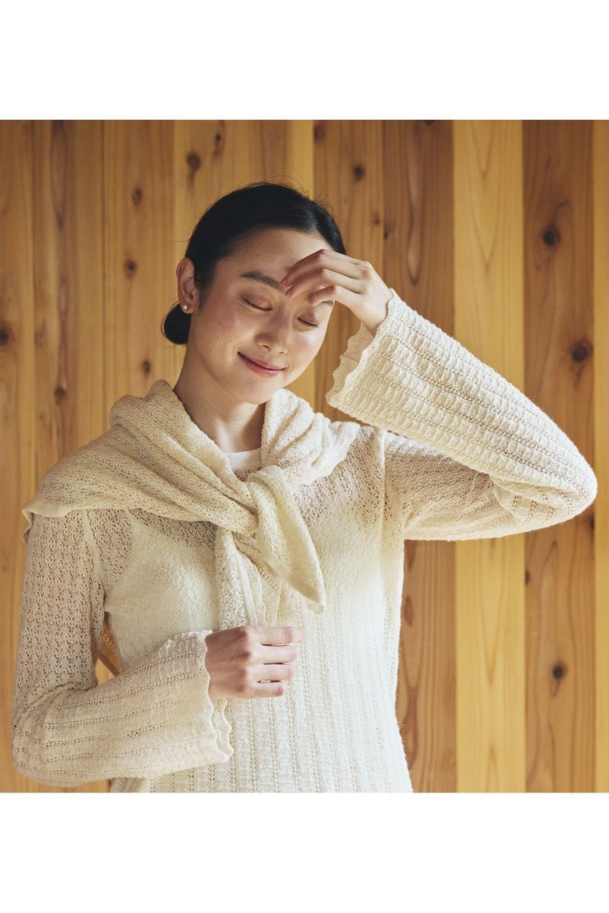 【プリスティン/PRISTINE】のアルパカレーシーニットスカーフ 人気、トレンドファッション・服の通販 founy(ファニー) 　ファッション　Fashion　レディースファッション　Fashion for Women　ストール　Soft & Warm Scarves　マフラー・スヌード / 冬小物の定番　Scarves & Mufflers　スカーフ　Scarf, Neckwear　ストール　Stole, Wrap　フェミニン　Feminine, Girly　マフラー　Scarf, Muffler　A/W・秋冬　Autumn/Winter　透かし　Cut-Out, Lacework　other-5|ID: prp329100004775453 ipo3291000000035687190