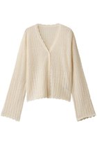 【プリスティン/PRISTINE】のアルパカレーシーニットカーディガン ナチュラル|ID:prp329100004775454