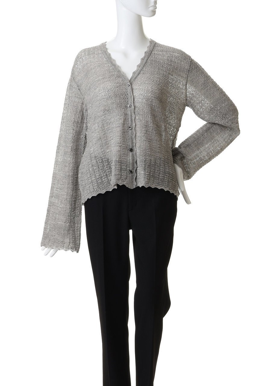 【プリスティン/PRISTINE】のアルパカレーシーニットカーディガン 人気、トレンドファッション・服の通販 founy(ファニー) ファッション Fashion レディースファッション Fashion for Women トップス・カットソー Cut & Sew Tops ニット Knit Tops & Sweaters カーディガン・羽織り Layered Style Cardigans カーディガン Cardigan, Knitwear スカラップ Scallop, Scalloped Edge フェミニン Feminine, Girly レーシー Lacy, Lace-Like A/W・秋冬 Autumn/Winter other-2|ID: prp329100004775454 ipo3291000000036503412