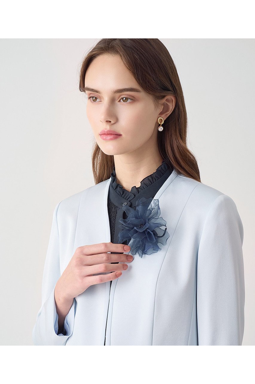 【アナイ/ANAYI】の【Eternal Line 2026】シルクオーガンジーコサージュ 人気、トレンドファッション・服の通販 founy(ファニー) 　ファッション　Fashion　レディースファッション　Fashion for Women　2026年　2026　おすすめ　Recommended / Our Picks　シアー　Sheer, See-Through　ジャケット　Jacket, Outerwear　パーティ　Party, Party Style　エレガント 上品　Elegant　夏　Summer　春　Spring　S/S・春夏　SS, Spring/Summer, Warm Season　other-8|ID: prp329100004776478 ipo3291000000036184720