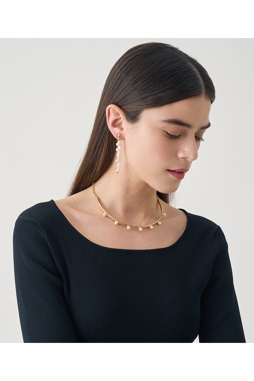 【アナイ/ANAYI】の【Eternal Line 2026】パールプレートチョーカーネックレス 人気、トレンドファッション・服の通販 founy(ファニー) 　ファッション　Fashion　レディースファッション　Fashion for Women　ジュエリー　Jewelry　ネックレス　Necklaces & Pendants　2026年　2026　オケージョン　Occasion Wear　チェーン　Chain, Chain Strap　ネックレス　Necklace, Pendant Necklace　バランス　Balance, Style Balance　パール　Pearl, Pearl Accent　プレート　Plate, Dish　モダン　Modern, Contemporary　エレガント 上品　Elegant　夏　Summer　春　Spring　S/S・春夏　SS, Spring/Summer, Warm Season　other-6|ID: prp329100004776483 ipo3291000000034627011