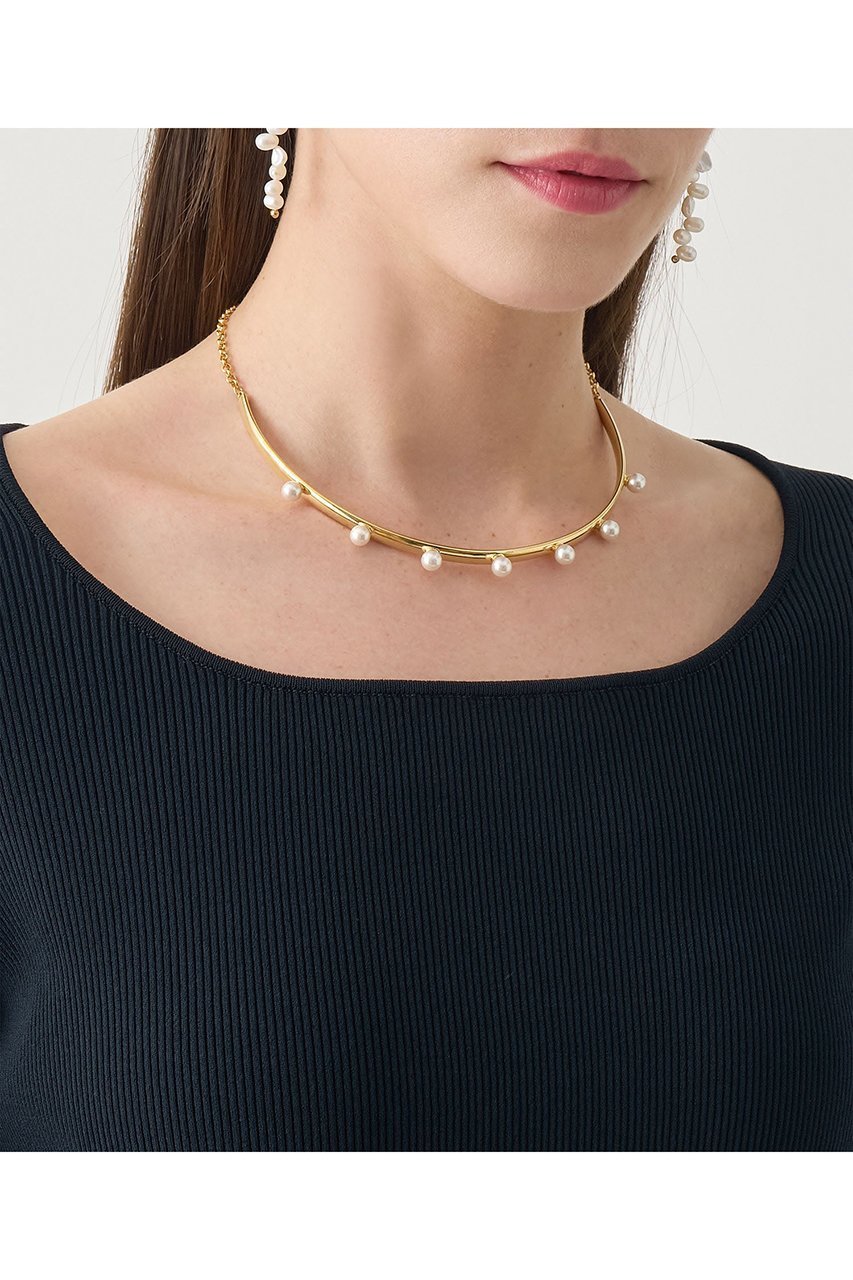 【アナイ/ANAYI】の【Eternal Line 2026】パールプレートチョーカーネックレス 人気、トレンドファッション・服の通販 founy(ファニー) 　ファッション　Fashion　レディースファッション　Fashion for Women　ジュエリー　Jewelry　ネックレス　Necklaces & Pendants　2026年　2026　オケージョン　Occasion Wear　チェーン　Chain, Chain Strap　ネックレス　Necklace, Pendant Necklace　バランス　Balance, Style Balance　パール　Pearl, Pearl Accent　プレート　Plate, Dish　モダン　Modern, Contemporary　エレガント 上品　Elegant　夏　Summer　春　Spring　S/S・春夏　SS, Spring/Summer, Warm Season　other-2|ID: prp329100004776483 ipo3291000000036184739