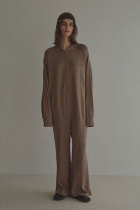 【エトレトウキョウ/ETRE TOKYO】 ハイゲージニットオールインワン人気、トレンドファッション・服の通販 founy(ファニー) ファッション Fashion レディースファッション Fashion for Women パンツ Pants & Trousers インナー Innerwear カフス Cuff Design キャップ Cap, Baseball Cap ジップ Zip, Zipper ジャケット Jacket, Outerwear スーツ Suit, Formalwear なめらか Smooth, Silky Texture フロント Front, Front Design ポロシャツ Polo Shirt, Collared Tee マニッシュ Mannish, Boyish リラックス Relax, Relaxed Fit エレガント 上品 Elegant 新作・新入荷 New Arrivals / New In |ID:prp329100004776489