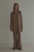 【エトレトウキョウ/ETRE TOKYO】のハイゲージニットオールインワン 人気、トレンドファッション・服の通販 founy(ファニー) ファッション Fashion レディースファッション Fashion for Women パンツ Pants & Trousers インナー Innerwear カフス Cuff Design キャップ Cap, Baseball Cap ジップ Zip, Zipper ジャケット Jacket, Outerwear スーツ Suit, Formalwear なめらか Smooth, Silky Texture フロント Front, Front Design ポロシャツ Polo Shirt, Collared Tee マニッシュ Mannish, Boyish リラックス Relax, Relaxed Fit エレガント 上品 Elegant 新作・新入荷 New Arrivals / New In |ID:prp329100004776489