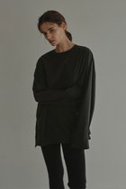 【エトレトウキョウ/ETRE TOKYO】のクルーネックオーバーサイズプルオーバー ブラック|ID: prp329100004776490 ipo3291000000034627052