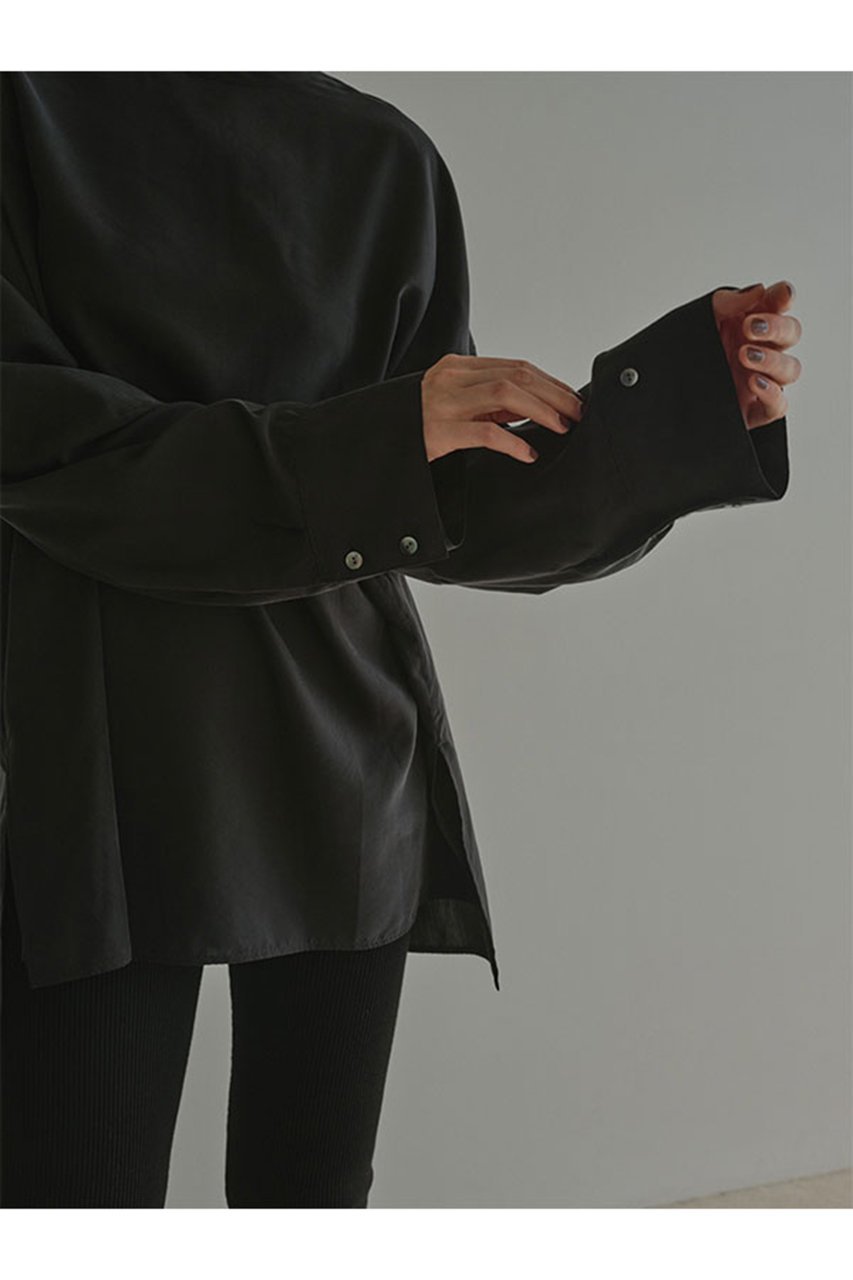 【エトレトウキョウ/ETRE TOKYO】のクルーネックオーバーサイズプルオーバー 人気、トレンドファッション・服の通販 founy(ファニー) ファッション Fashion レディースファッション Fashion for Women トップス・カットソー Cut & Sew Tops シャツ・ブラウス・オフィスカジュアル Elegant Blouses & Button-Ups カジュアルプルオーバー・ニットトップス Pullovers & Knit Tops / Casual Pullovers とろみ Fluid, Flowy Fabric なめらか Smooth, Silky Texture カフス Cuff Design シンプル Simple, Minimal スリット Slit, Slit Detail スリーブ Sleeve, Long Sleeve / Short Sleeve バランス Balance, Style Balance ボトム Bottoms, Lower Wear ロング Long, Long-Length 新作・新入荷 New Arrivals / New In other-2|ID: prp329100004776490 ipo3291000000034627053