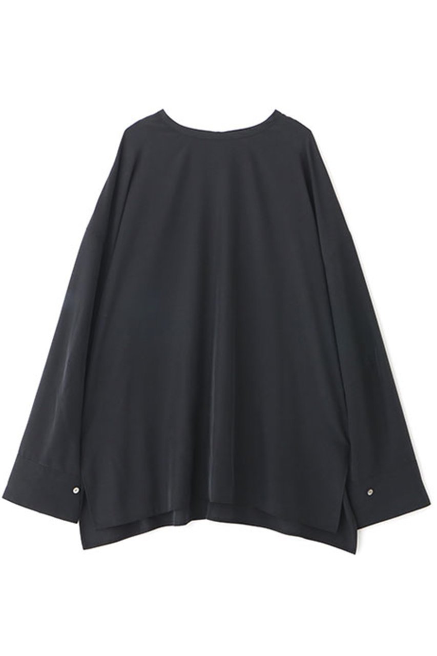 【エトレトウキョウ/ETRE TOKYO】のクルーネックオーバーサイズプルオーバー 人気、トレンドファッション・服の通販 founy(ファニー) ファッション Fashion レディースファッション Fashion for Women トップス・カットソー Cut & Sew Tops シャツ・ブラウス・オフィスカジュアル Elegant Blouses & Button-Ups カジュアルプルオーバー・ニットトップス Pullovers & Knit Tops / Casual Pullovers とろみ Fluid, Flowy Fabric なめらか Smooth, Silky Texture カフス Cuff Design シンプル Simple, Minimal スリット Slit, Slit Detail スリーブ Sleeve, Long Sleeve / Short Sleeve バランス Balance, Style Balance ボトム Bottoms, Lower Wear ロング Long, Long-Length 新作・新入荷 New Arrivals / New In other-7|ID: prp329100004776490 ipo3291000000034627058