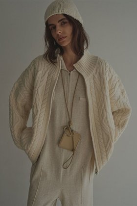 【エトレトウキョウ/ETRE TOKYO】 ダブルジップケーブルニットカーディガン人気、トレンドファッション・服の通販 founy(ファニー) ファッション Fashion レディースファッション Fashion for Women トップス・カットソー Cut & Sew Tops ニット Knit Tops & Sweaters カーディガン・羽織り Layered Style Cardigans カーディガン Cardigan, Knitwear ショート Short, Short Length セットアップ Set-Up, Coordinated Outfit タートルネック Turtleneck, High Neck バランス Balance, Style Balance フロント Front, Front Design 新作・新入荷 New Arrivals / New In A/W・秋冬 Autumn/Winter |ID:prp329100004776491