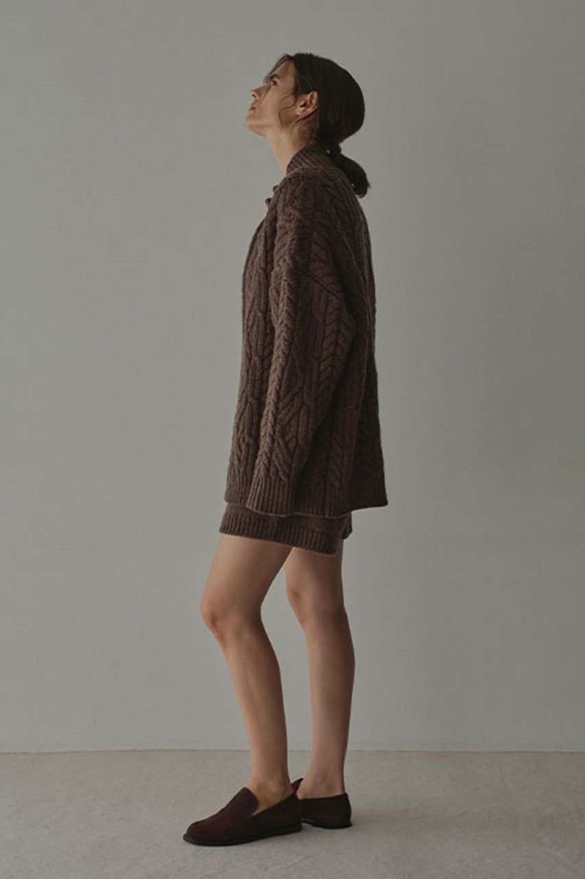 【エトレトウキョウ/ETRE TOKYO】のダブルジップケーブルニットカーディガン 人気、トレンドファッション・服の通販 founy(ファニー) 　ファッション　Fashion　レディースファッション　Fashion for Women　トップス・カットソー　Cut & Sew Tops　ニット　Knit Tops & Sweaters　カーディガン・羽織り　Layered Style Cardigans　カーディガン　Cardigan, Knitwear　ショート　Short, Short Length　セットアップ　Set-Up, Coordinated Outfit　タートルネック　Turtleneck, High Neck　バランス　Balance, Style Balance　フロント　Front, Front Design　新作・新入荷　New Arrivals / New In　A/W・秋冬　Autumn/Winter　other-6|ID: prp329100004776491 ipo3291000000034627067