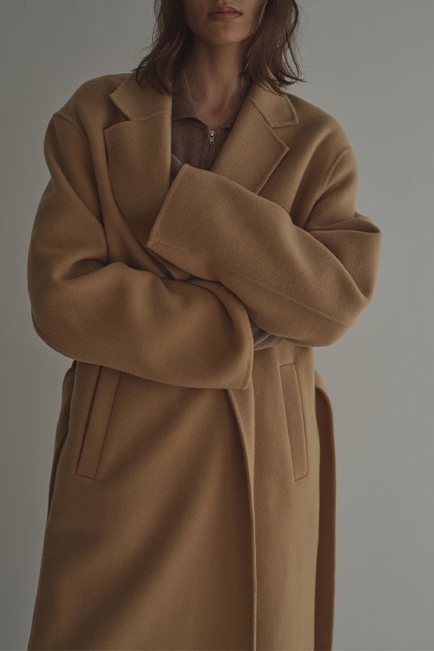 【エトレトウキョウ/ETRE TOKYO】のメルトンロングリバーコート 人気、トレンドファッション・服の通販 founy(ファニー) 　ファッション　Fashion　レディースファッション　Fashion for Women　アウター　Coat / Outerwear Collection　コート・ロングコート・ピーコート　Long Coats, Peacoats & More　シンプル　Simple, Minimal　ベーシック　Basic, Essential　メルトン　Melton, Heavy Wool　ロング　Long, Long-Length　新作・新入荷　New Arrivals / New In　other-4|ID: prp329100004776492 ipo3291000000034627076