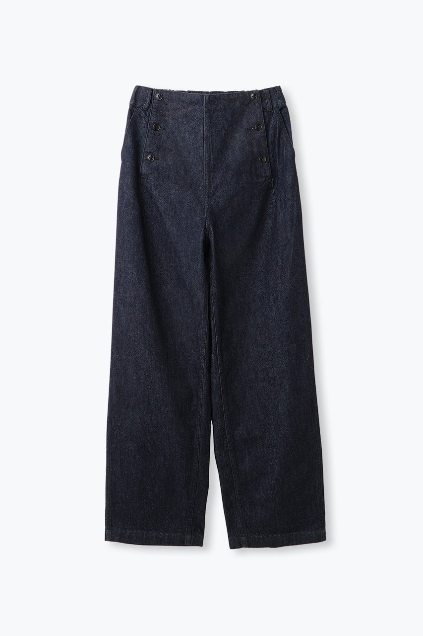 【レリル/lelill】のMARINE PANTS インテリア・キッズ・メンズ・レディースファッション・服の通販 founy(ファニー) 　ファッション　Fashion　レディースファッション　Fashion for Women　パンツ　Pants & Trousers　デニム　Denim, Jeans Material　インディゴ|ID: prp329100004776494 ipo3291000000036766820