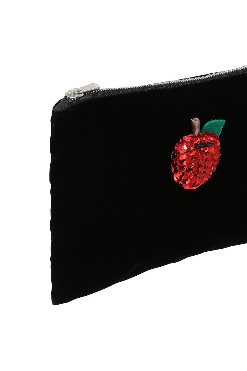 【ラドロー/LUDLOW】のFlat pouch M(Apple) 人気、トレンドファッション・服の通販 founy(ファニー) 　ファッション　Fashion　レディースファッション　Fashion for Women　ポーチ&ミニバッグ　Pouches & Mini Bags　スクエア　Square, Square Shape　スパンコール　Sequins, Sequin Embellishment　フェミニン　Feminine, Girly　フォルム　Silhouette, Form　フラット　Flat, Flat Shoes　ベルベット　Velvet, Velvety　ポーチ　Pouch, Small Case　モチーフ　Motif, Design Theme　新作・新入荷　New Arrivals / New In　other-4|ID: prp329100004776497 ipo3291000000034627122