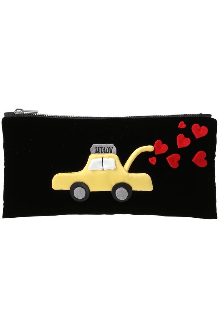 【ラドロー/LUDLOW】のFlat pouch M(Taxi) インテリア・キッズ・メンズ・レディースファッション・服の通販 founy(ファニー) https://founy.com/ ファッション Fashion レディースファッション Fashion for Women ポーチ&ミニバッグ Pouches & Mini Bags フォルム Silhouette, Form フラット Flat, Flat Shoes ベルベット Velvet, Velvety ポーチ Pouch, Small Case モチーフ Motif, Design Theme 新作・新入荷 New Arrivals / New In |ID: prp329100004776498 ipo3291000000034627123