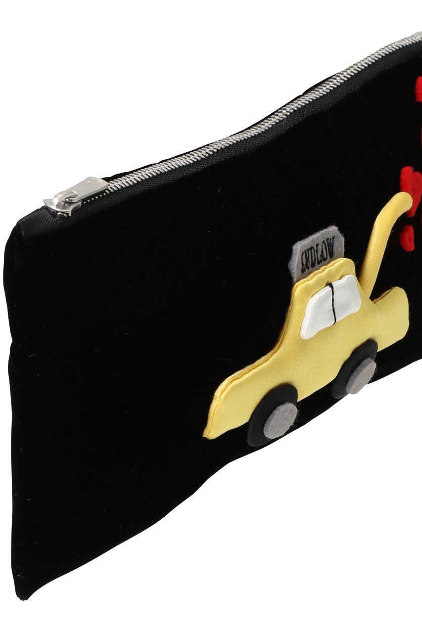 【ラドロー/LUDLOW】のFlat pouch M(Taxi) 人気、トレンドファッション・服の通販 founy(ファニー) 　ファッション　Fashion　レディースファッション　Fashion for Women　ポーチ&ミニバッグ　Pouches & Mini Bags　フォルム　Silhouette, Form　フラット　Flat, Flat Shoes　ベルベット　Velvet, Velvety　ポーチ　Pouch, Small Case　モチーフ　Motif, Design Theme　新作・新入荷　New Arrivals / New In　other-4|ID: prp329100004776498 ipo3291000000034627127