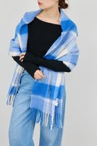 【ガリャルダガランテ/GALLARDAGALANTE】のブークレーチェックストール 人気、トレンドファッション・服の通販 founy(ファニー) ファッション Fashion レディースファッション Fashion for Women ストール Soft & Warm Scarves マフラー・スヌード / 冬小物の定番 Scarves & Mufflers ストール Stole, Wrap チェック Check, Plaid, Tartan マフラー Scarf, Muffler エレガント 上品 Elegant 新作・新入荷 New Arrivals / New In 防寒 Cold Protection, Winter-Ready thumbnail ブルー|ID: prp329100004776503 ipo3291000000034627161