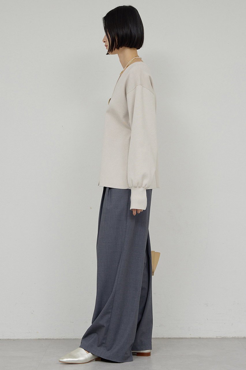 【ガリャルダガランテ/GALLARDAGALANTE】のビジューVネックカーディガン 人気、トレンドファッション・服の通販 founy(ファニー) 　ファッション　Fashion　レディースファッション　Fashion for Women　トップス・カットソー　Cut & Sew Tops　ニット　Knit Tops & Sweaters　カーディガン・羽織り　Layered Style Cardigans　Vネックトップス　V-Neck Tops / V-Cut Neckline Shirts　カーディガン　Cardigan, Knitwear　ビジュー　Bijou, Jewel-like Accent　新作・新入荷　New Arrivals / New In　other-3|ID: prp329100004776508 ipo3291000000034627202