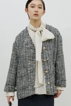 【ガリャルダガランテ/GALLARDAGALANTE】の【WEB限定】ツイードジャケット ブラック|ID: prp329100004776513 ipo3291000000034627258