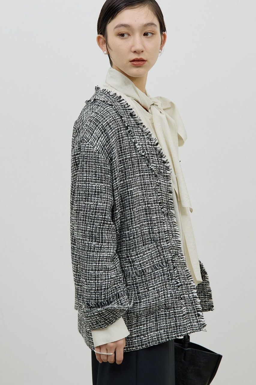 【ガリャルダガランテ/GALLARDAGALANTE】の【WEB限定】ツイードジャケット 人気、トレンドファッション・服の通販 founy(ファニー) 　ファッション　Fashion　レディースファッション　Fashion for Women　アウター　Coat / Outerwear Collection　レディースジャケット・軽アウター　Jackets　おすすめ　Recommended / Our Picks　クラシック　Classic, Timeless Style　ジャケット　Jacket, Outerwear　ツイード　Twill, Twill Weave　デニム　Denim, Jeans Material　ヴィンテージ　Vintage Style　新作・新入荷　New Arrivals / New In　other-6|ID: prp329100004776513 ipo3291000000034627266