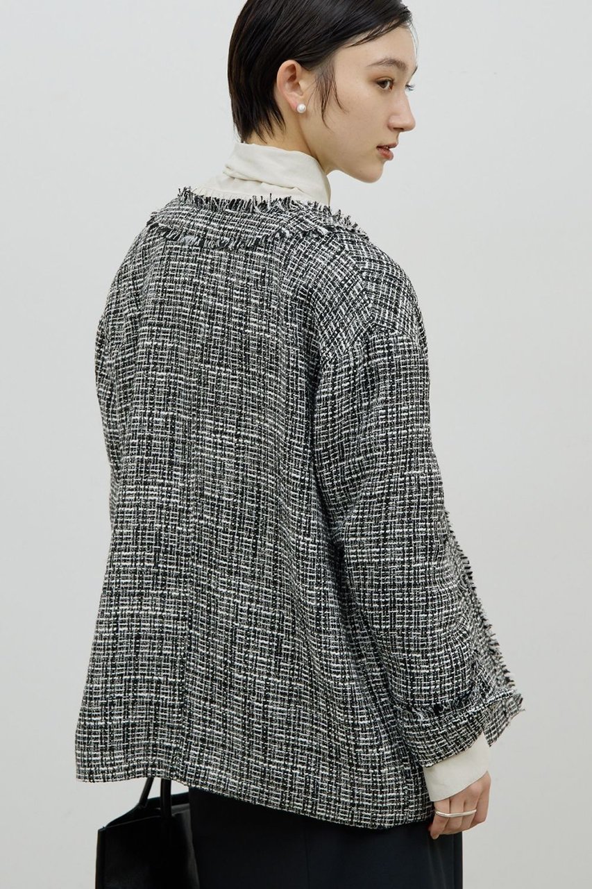 【ガリャルダガランテ/GALLARDAGALANTE】の【WEB限定】ツイードジャケット 人気、トレンドファッション・服の通販 founy(ファニー) 　ファッション　Fashion　レディースファッション　Fashion for Women　アウター　Coat / Outerwear Collection　レディースジャケット・軽アウター　Jackets　おすすめ　Recommended / Our Picks　クラシック　Classic, Timeless Style　ジャケット　Jacket, Outerwear　ツイード　Twill, Twill Weave　デニム　Denim, Jeans Material　ヴィンテージ　Vintage Style　other-7|ID: prp329100004776513 ipo3291000000035905702