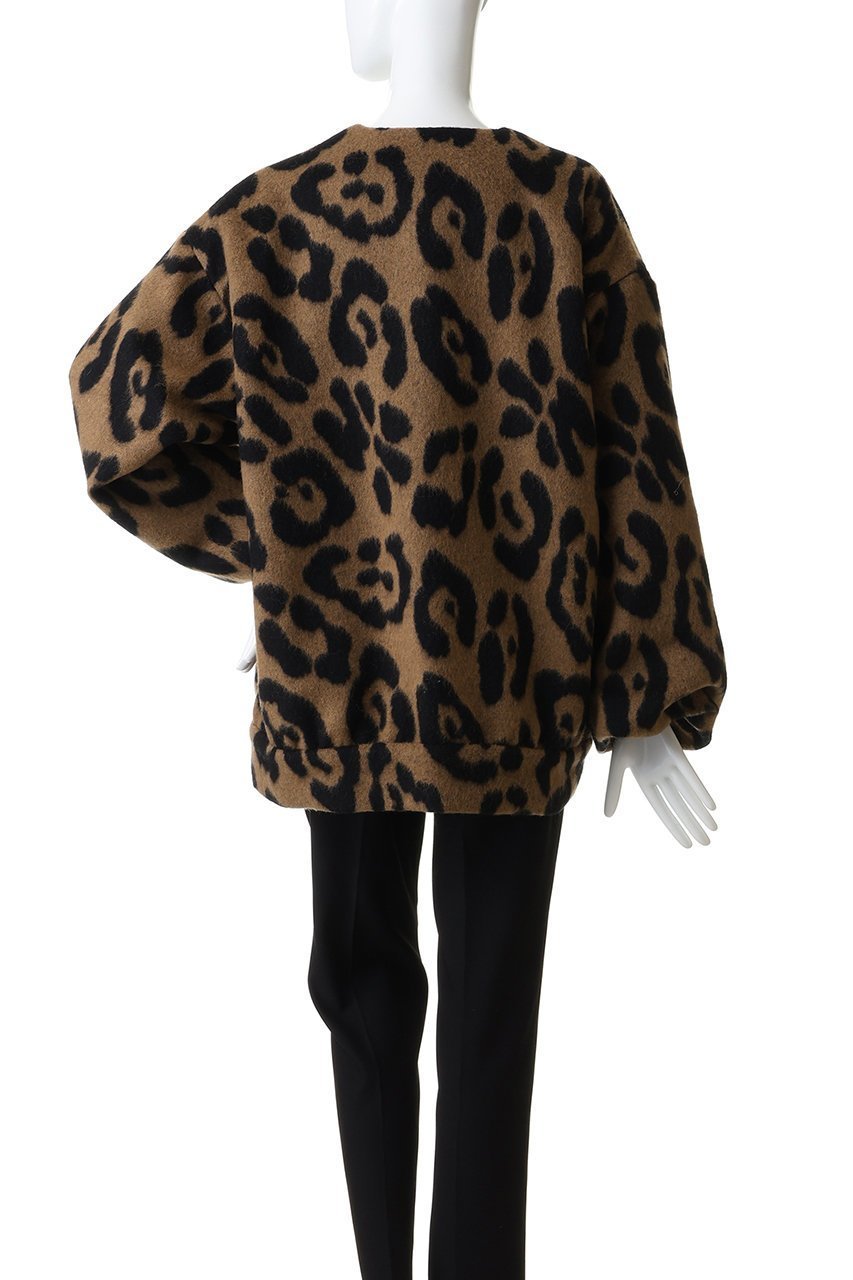 【サードマガジン/THIRD MAGAZINE】のレオパードショートコート 人気、トレンドファッション・服の通販 founy(ファニー) 　ファッション　Fashion　レディースファッション　Fashion for Women　アウター　Coat / Outerwear Collection　コート・ロングコート・ピーコート　Long Coats, Peacoats & More　カーディガン　Cardigan, Knitwear　ショート　Short, Short Length　バランス　Balance, Style Balance　パーティ　Party, Party Style　レオパード　Leopard, Animal Print　新作・新入荷　New Arrivals / New In　other-4|ID: prp329100004776515 ipo3291000000034627292