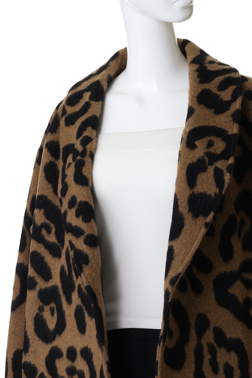 【サードマガジン/THIRD MAGAZINE】のレオパードガウンコート 人気、トレンドファッション・服の通販 founy(ファニー) 　ファッション　Fashion　レディースファッション　Fashion for Women　アウター　Coat / Outerwear Collection　コート・ロングコート・ピーコート　Long Coats, Peacoats & More　ガウン　Gown, Robe　パーティ　Party, Party Style　リラックス　Relax, Relaxed Fit　レオパード　Leopard, Animal Print　ロング　Long, Long-Length　other-5|ID: prp329100004776517 ipo3291000000035905713