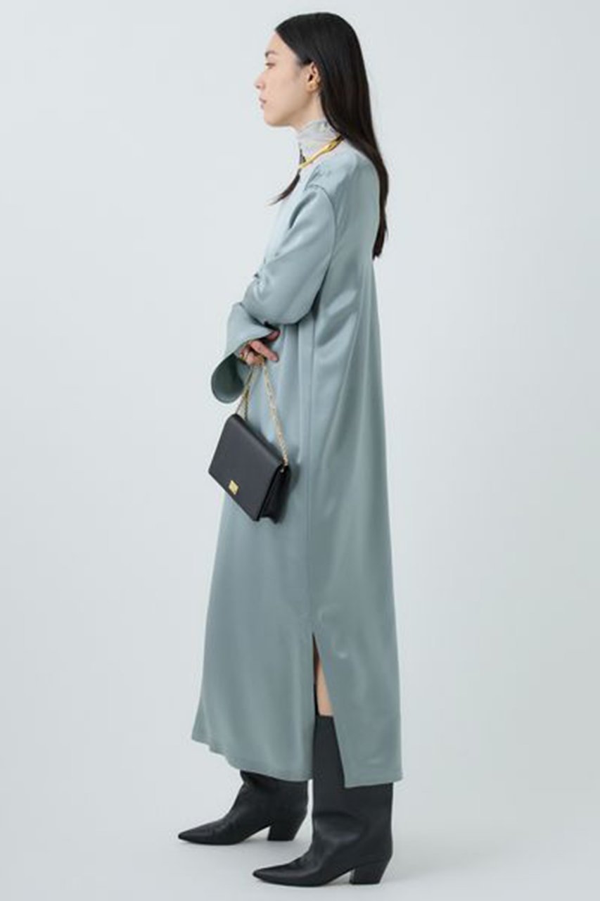 【カオス/Chaos】のハンヌドレス 人気、トレンドファッション・服の通販 founy(ファニー) 　ファッション　Fashion　レディースファッション　Fashion for Women　ワンピース　Dresses　フォーマル・パーティードレス・結婚式用ドレス　Elegant & Casual Dresses　チュニック　Tunic Tops & Dresses　サテン　Satin, Glossy Fabric　タートルネック　Turtleneck, High Neck　チュニック　Tunic, Long Top　パーティ　Party, Party Style　フレア　Flare, Flared　ロング　Long, Long-Length　再入荷　Restock / Back in Stock　A/W・秋冬　Autumn/Winter　other-8|ID: prp329100004776520 ipo3291000000034756824