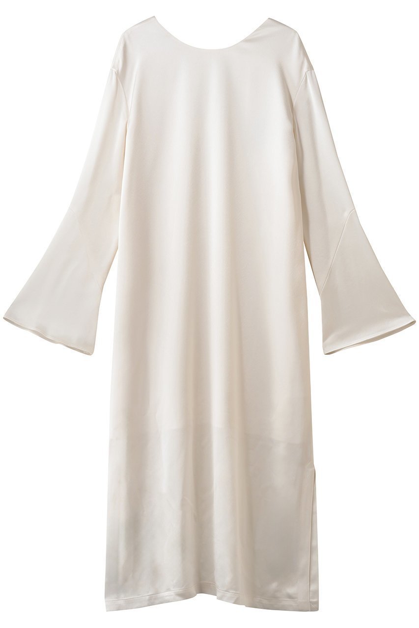 【カオス/Chaos】のハンヌドレス インテリア・キッズ・メンズ・レディースファッション・服の通販 founy(ファニー) 　ファッション　Fashion　レディースファッション　Fashion for Women　ワンピース　Dresses　フォーマル・パーティードレス・結婚式用ドレス　Elegant & Casual Dresses　チュニック　Tunic Tops & Dresses　サテン　Satin, Glossy Fabric　タートルネック　Turtleneck, High Neck　チュニック　Tunic, Long Top　パーティ　Party, Party Style　フレア　Flare, Flared　ロング　Long, Long-Length　再入荷　Restock / Back in Stock　A/W・秋冬　Autumn/Winter　ホワイト|ID: prp329100004776520 ipo3291000000034825951