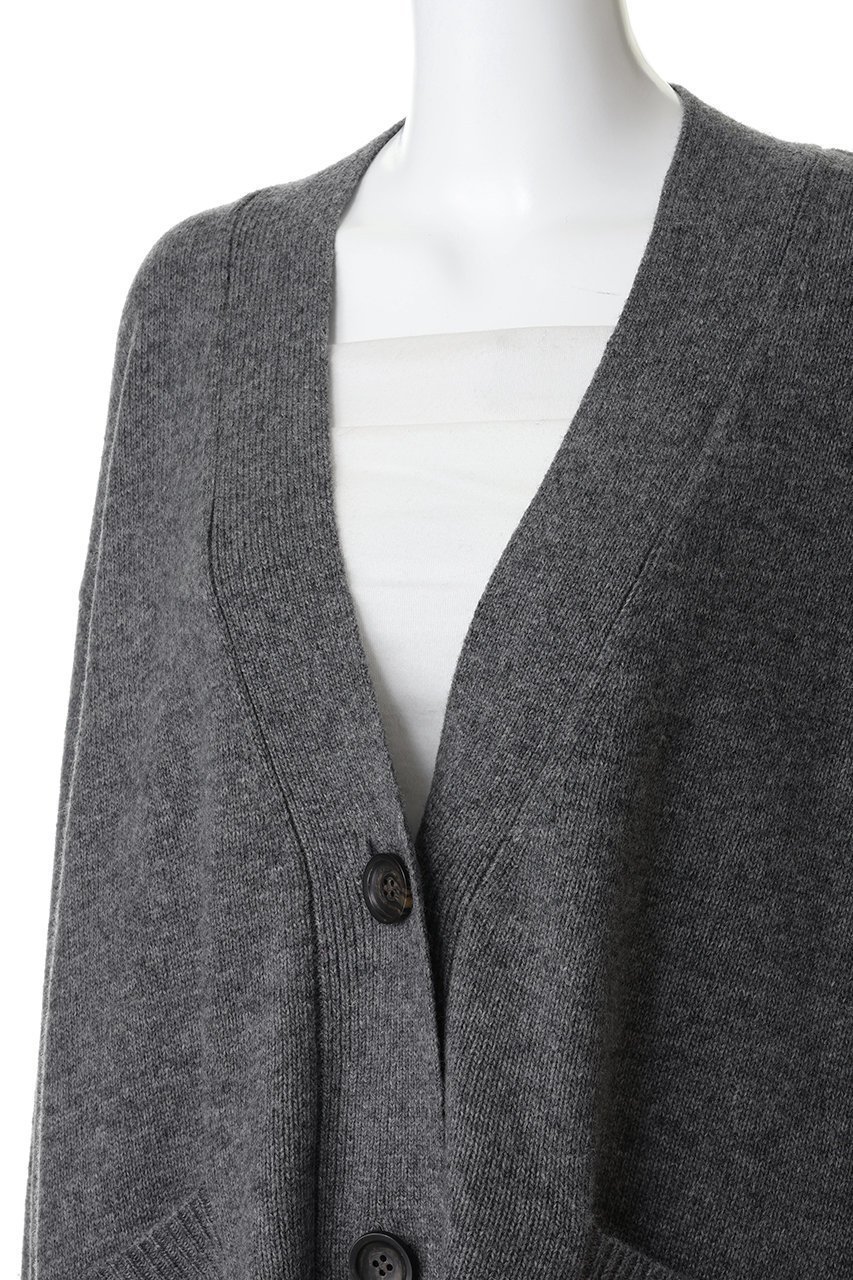 【ミズイロ インド/mizuiro ind】のワイドVネックカーディガン 人気、トレンドファッション・服の通販 founy(ファニー) 　ファッション　Fashion　レディースファッション　Fashion for Women　トップス・カットソー　Cut & Sew Tops　ニット　Knit Tops & Sweaters　カーディガン・羽織り　Layered Style Cardigans　Vネックトップス　V-Neck Tops / V-Cut Neckline Shirts　カーディガン　Cardigan, Knitwear　シンプル　Simple, Minimal　ベーシック　Basic, Essential　ポケット　Pocket, Pocket Detail　ロング　Long, Long-Length　ワイド　Wide, Wide Fit　新作・新入荷　New Arrivals / New In　other-5|ID: prp329100004776528 ipo3291000000034627403