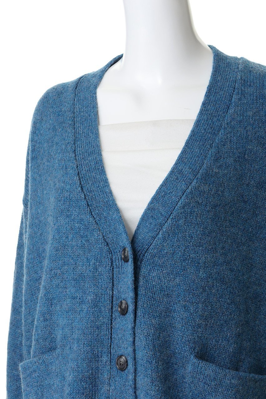【ミズイロ インド/mizuiro ind】のMG/Vネックワイドカーディガン 人気、トレンドファッション・服の通販 founy(ファニー) 　ファッション　Fashion　レディースファッション　Fashion for Women　トップス・カットソー　Cut & Sew Tops　ニット　Knit Tops & Sweaters　カーディガン・羽織り　Layered Style Cardigans　Vネックトップス　V-Neck Tops / V-Cut Neckline Shirts　カーディガン　Cardigan, Knitwear　シンプル　Simple, Minimal　ポケット　Pocket, Pocket Detail　メランジ　Melange, Mixed Yarn　新作・新入荷　New Arrivals / New In　A/W・秋冬　Autumn/Winter　other-5|ID: prp329100004776529 ipo3291000000034627417