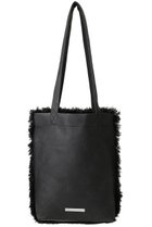 【プランク プロジェクト/PRANK PROJECT】のフェイクファートートバッグ 人気、トレンドファッション・服の通販 founy(ファニー) ファッション Fashion レディースファッション Fashion for Women バッグ Bags ウォーム Warm Fabric フェイクファー Faux Fur, Imitation Fur フォルム Silhouette, Form プレーン Plain, Simple リバーシブル Reversible, Two-Sided 新作・新入荷 New Arrivals / New In 旅行 Travel A/W・秋冬 Autumn/Winter thumbnail BLK(ブラック)|ID: prp329100004776532 ipo3291000000034627441